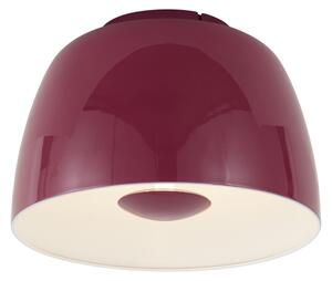 Plafoniera retrò rossa con interno bianco incl. LED dimmerabile a 3 fasi - Vera