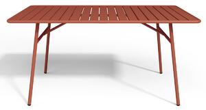 Tavolo da giardino in Metallo L.160 cm Terracotta - MIRMANDE