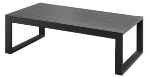 Tavolino da giardino in alluminio antracite - MOLOKAI