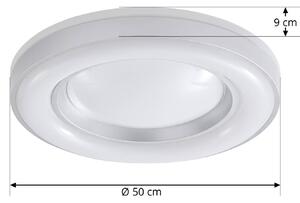 Lindby Aaesha plafoniera LED bianco/argent Ø50,5cm
