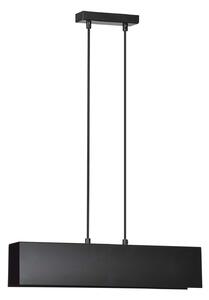 Lampadario Moderno 2 Luci Chong In Acciaio Nero