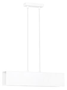 Lampadario Moderno 2 Luci Hsi Wang Mu In Acciaio Bianco