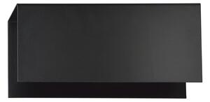 Applique Moderna 1 Luce Hsi Wang Mu In Acciaio Nero