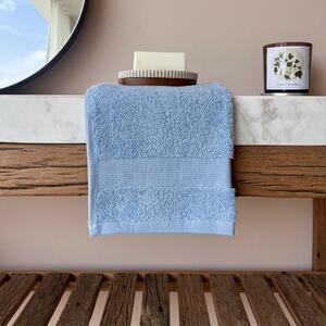 Asciugamano Ospite Tinta Unita Soft 100% Cotone 550 grammi 40x60 cm Electric Blue
