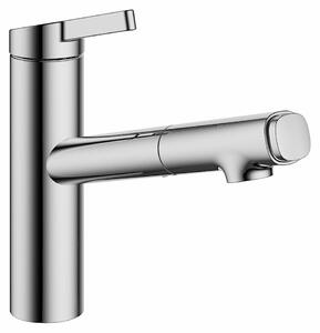 Miscelatore KWC FIT 2 CHROM con doccetta orientabile / Miscelatore da cucina / Miscelatore monocomando