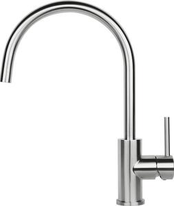 Miscelatore monocomando Reginox Spring in acciaio inox spazzolato