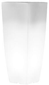 SILENTE - vaso luminoso rgb con pannello solare