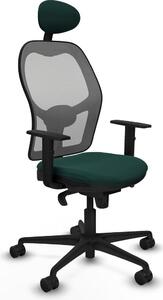 Sedia da ufficio con poggiatesta Jorquera Piqueras y Crespo 1D036N1 verde