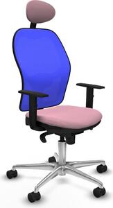 Sedia da ufficio con poggiatesta Jorquera Piqueras y Crespo 1D086N1 Rosa