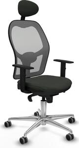 Sedia da ufficio con poggiatesta Jorquera Piqueras y Crespo 1D086G1 Nero