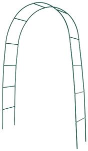 Arco Da Giardino In Acciaio 37x130xh240 Cm Per Rampicanti Rama Verde