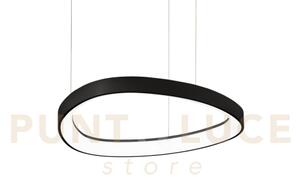 Gemini sospensione led 36 w on-off 4000 lm 2700 k nera 42,5cm