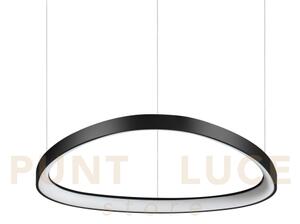 Gemini sospensione led 47 w on-off 5400 lm 4000 k nero 61cm