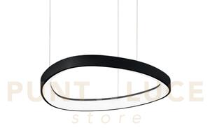 Gemini sospensione led 36 w on-off 4350 lm 4000 k nera 42,5cm