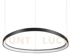 Gemini sospensione led 56 w on-off 6200 lm 2700 k nero 81cm