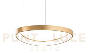 Gemini sospensione led 36 w on-off 4000 lm 2700 k ottone 42,5cm