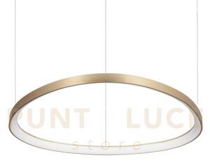 Gemini sospensione led 56 w on-off 6600 lm 4000 k ottone 81cm