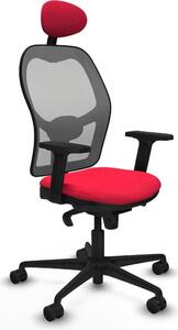 Sedia da ufficio con poggiatesta Jorquera Piqueras y Crespo 2D036N1 Rosso