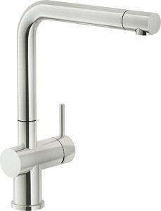 Nobili LIVE, Modello Standard, Acciaio Inox, Miscelatore monocomando, Foro monovasca, 3/8", Tipo L