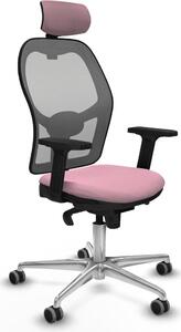 Sedia da ufficio con poggiatesta Piqueras y Crespo 2D086G2 Rosa