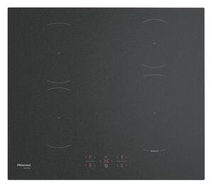Hisense Piano Cottura Induzione 4 Fuochi Larghezza 60 cm in Vetroceramica colore Nero - HI6401MSC Hi4