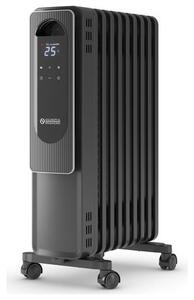 OLIMPIA SPLENDID Radiatore Termosifone Elettrico ad Olio Stufa Portatile 9 Elementi Potenza 2000 Watt con Termostato colore Nero - Caldorad Tech 9 