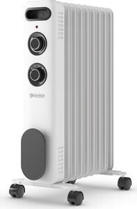 OLIMPIA SPLENDID Radiatore Termosifone Elettrico ad Olio Stufa Portatile 9 Elementi Potenza 2000 Watt con Termostato colore Bianco - Caldorad S1 9 