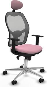 Sedia da ufficio con poggiatesta Jorquera Piqueras y Crespo 1D086N1 Rosa