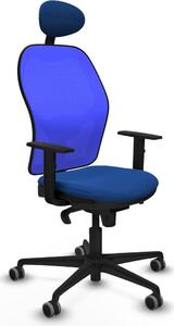 Sedia da ufficio con poggiatesta Jorquera Piqueras y Crespo 1D036G1 Blu