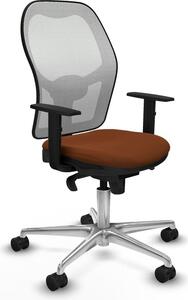 Sedia da ufficio Piqueras y Crespo 1D086N0 Bianco Marrone