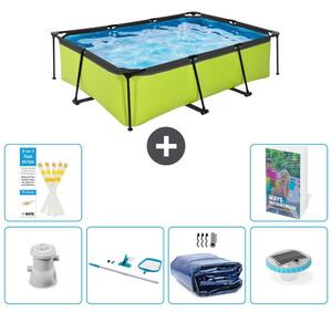 Piscina fuori terra rettangolare - 220x150x65 cm - 5 pezzi - Modello S305