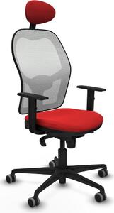 Sedia da ufficio con poggiatesta Jorquera Piqueras y Crespo 1D036G1 Rosso