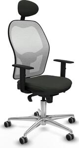 Sedia da ufficio con poggiatesta Jorquera Piqueras y Crespo 1D086G1 Nero