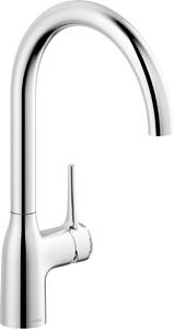 KeraDomo Armatur MANIA SOFT in cromo, con miscelatore monocomando / Systemceram