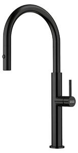 Franke Rubinetto da Cucina Pescara J Pull-Out Spray Nero 115.0741.695