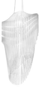 Lampada a sospensione Slamp, AVIA, dimmerabile, Bianco, Soggiorno, Plastica, Design