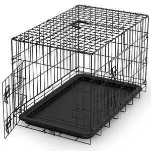 Gabbia per cani Avalo XXL - Gabbia pieghevole - Ripiegabile - 2 porte - 122x74x80 cm