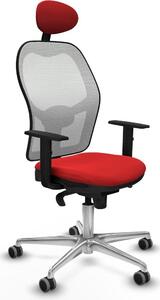 Sedia da ufficio con poggiatesta Jorquera Piqueras y Crespo 1D086G1 Rosso