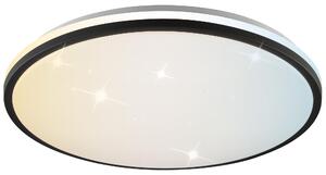 Lampada a soffitto Brilliant, modello Taya, diametro 50 cm, finitura nera e bianca, 36W, grado di protezione IP44, per uso interno
