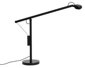 Lampade da tavolo HAY, Fifty-Fifty, dimmerabile, Nero, Studio / Ufficio, Alluminio, Design