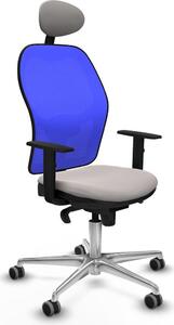 Sedia da ufficio con poggiatesta Jorquera Piqueras y Crespo 1D086G1 Bianco