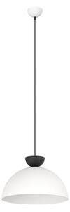 Lampadario Minimal Cyllenius Acciaio Bianco Nero 1 Luce Gx53