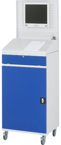 Armadio per computer Rau 61, L650 xD520xH1895mm, mobile