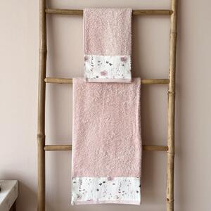 Set asciugamani bagno Campo Fiorito by Zanetti Home (3 colori) Rosa