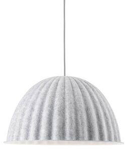 Lampada a sospensione Muuto, Under the Bell, dimmerabile, Bianco, Sala da pranzo, Tessuto / Tessile, Scandinavo