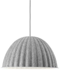 Lampada a sospensione Muuto, dimmerabile, Grigio, Sala da pranzo, Tessuto / Tessile, Scandinavo