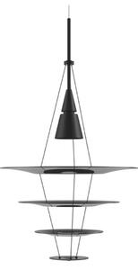 Lampada a sospensione Louis Poulsen, Enigma, dimmerabile, Nero, Soggiorno, Metallo, Design
