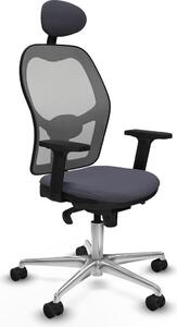 Sedia da ufficio con poggiatesta Piqueras y Crespo 2D086N1 Grigio scuro