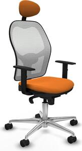Sedia da ufficio con poggiatesta Jorquera Piqueras y Crespo 1D086N1 Arancione