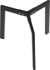 Base in metallo / struttura per tavolo NY-L02, per ufficio, hotel, ristorante, bar, casa, diametro 55 cm, altezza 42 cm, nero